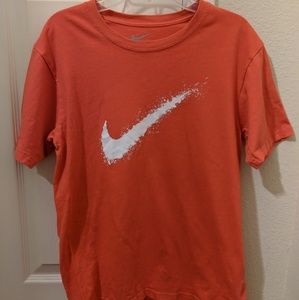 Red-Orange Nike T-Shirt